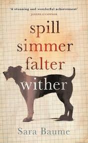 spill simmer falter wither 